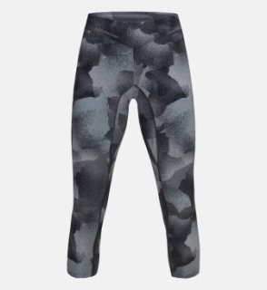 PRINT CROPPED TIGHTS W - BLACK PRINT