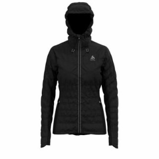 JACKET INSULATED SARA COCOON - BLACK