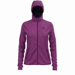 HOODY MIDLAYER FULL ZIP ROY - PURPLE CACTUS FLOWER   CHARISMA   STRIPES stop fw20