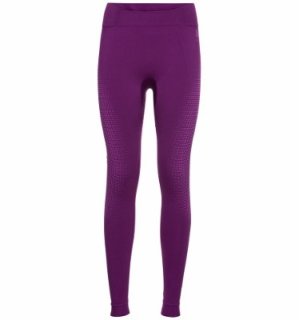BL BOTTOM LONG PERFORMANCE WARM ECO - CHARISMA   PURPLE CACTUS FLOWER